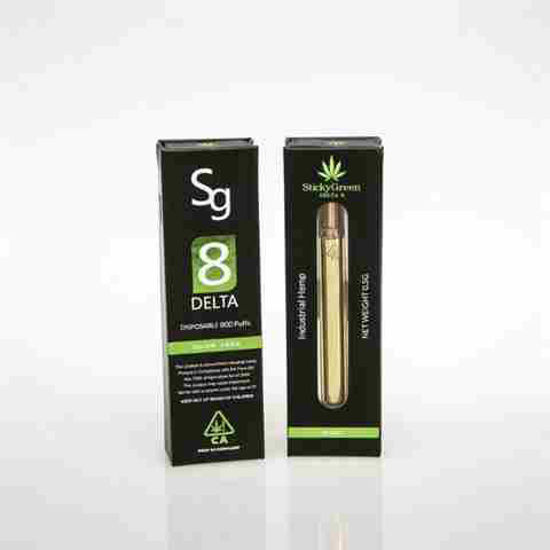 Picture of STICKY GREEN MINI DELTA 8 1000 MG VAPE PEN