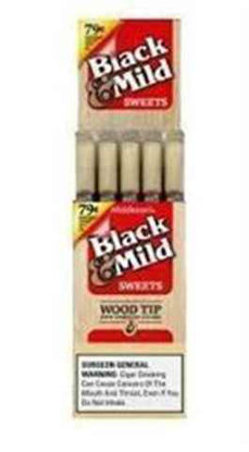 Picture of BLACK N MILD SWEET 79C WOOD TIP 25CT