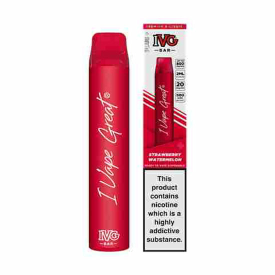Picture of IVG BAR MAX STRAWBERRY WATERMELON 3000P 10CT