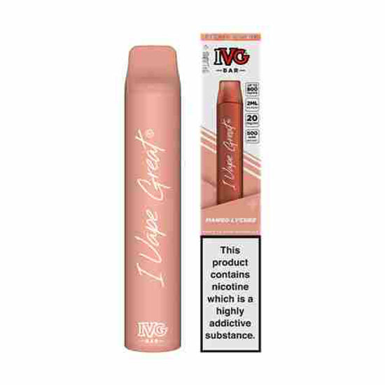 Picture of IVG BAR MINI MANGO LYCHEE 1000P 10CT