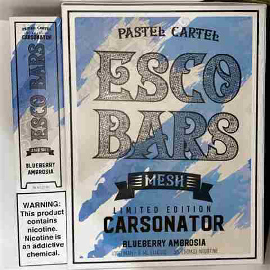 Picture of ESCO BAR MESH BLUEBERRY AMBROSIA LIMITED EDITION 2500 PUFFS 10CT
