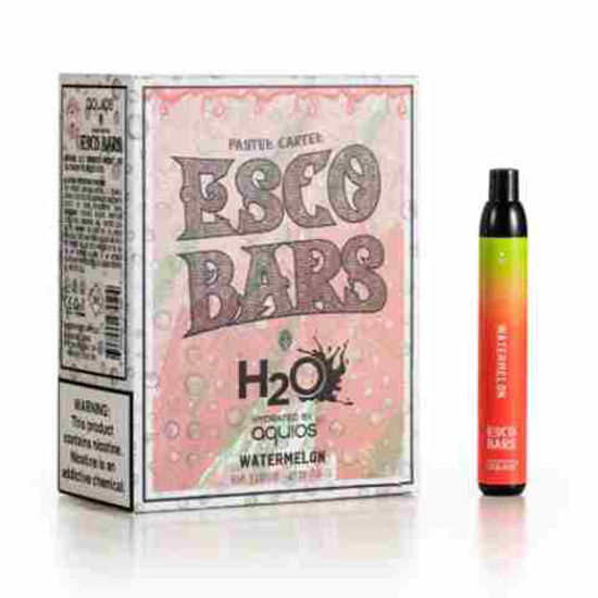 Picture of ESCO BAR H20 WATERMELON 2500 PUFFS 10CT