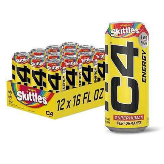 Picture of C4 ENERGY SKITTLES COSMIC RAINBOW 16OZ 12CT