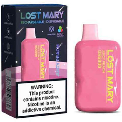 Picture of LOST MARY JUICY PEACH 5000 PUFFS 10CT
