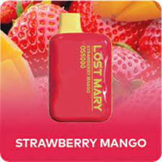 Picture of LOST MARY STRAWBERRY MANGO 5000 PUFFS 10CT