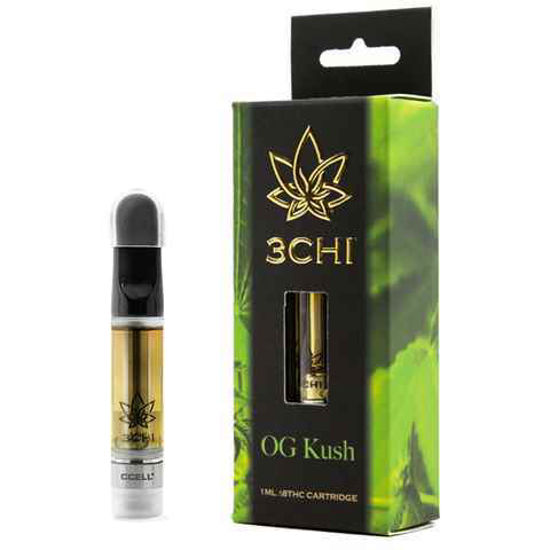 Picture of 3CHI OG KUSH 1ML DELTA 8 CARTRIDGE