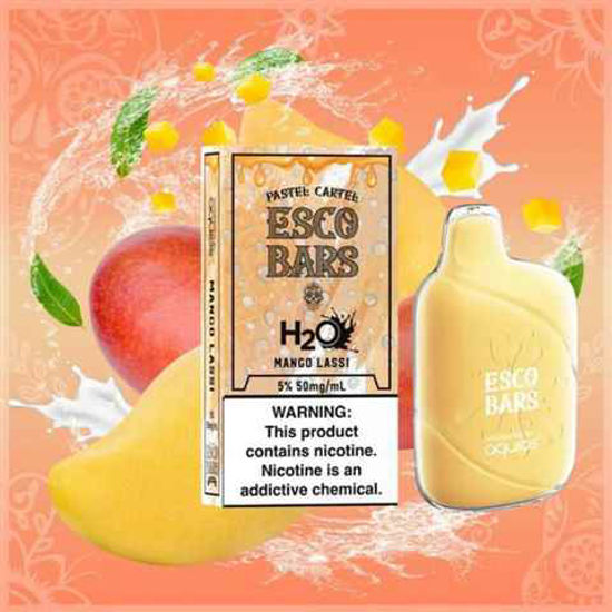 Picture of ESCO BAR H2O MANGO LASSI 6000 PUFFS 10CT