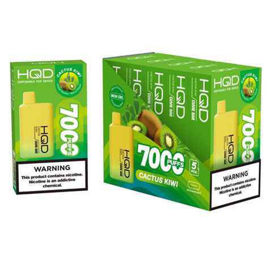 Picture of HQD CACTUS KIWI 7000 PUFFS 5CT
