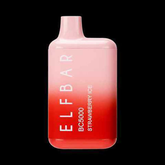 Picture of ELF BAR STRAWBERRY ICE 5000 PUFFS 10CT