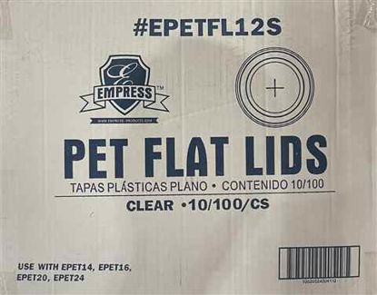 Picture of EMPRESS PET FLAT LIDS 14-24OZ 1000CT