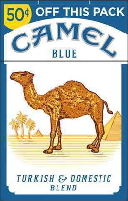 Picture of CAMEL BLUE BOX 0.50C OFF