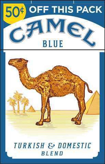 Picture of CAMEL BLUE BOX 0.50C OFF