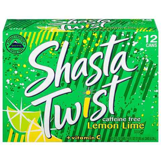 Picture of SHASTA LEMON LIME 12OZ 12CT