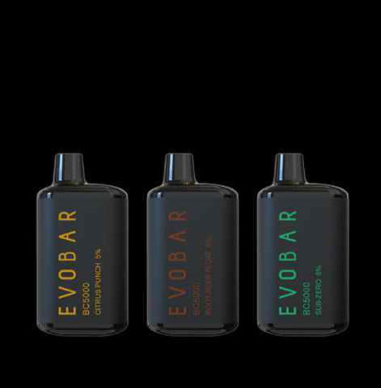 Picture of EVO BAR SUB ZERO BLACK EDITION 5000 PUFFS 10CT