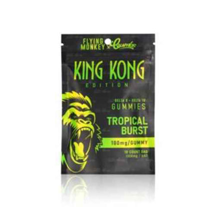 Picture of KING KONG TROPICAL BURST DELTA 8-10 GUMMIES 100MG