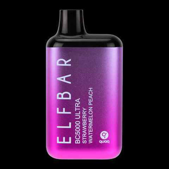 Picture of ELF BAR ULTRA STRAWBERRY WATERMELON PEACH 5000 PUFFS 10CT