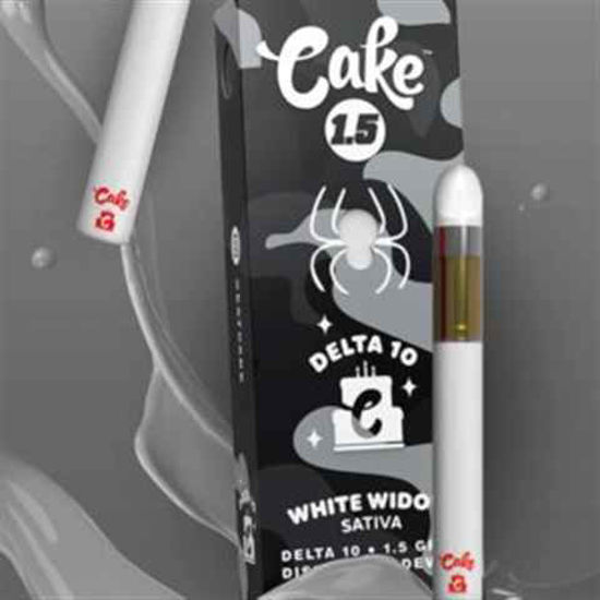 Picture of CAKE WHITE WIDOW DELTA 10 SATIVA DISPOSABLE 2G