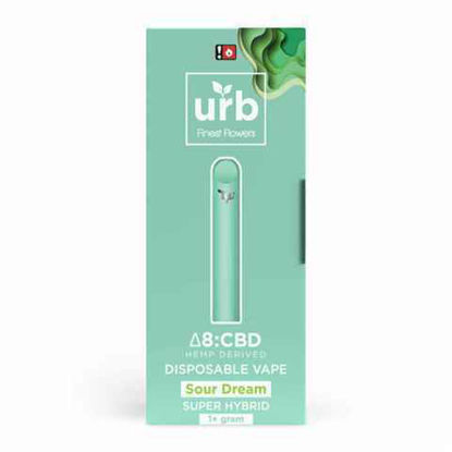 Picture of URB SOUR JOKER SATIVA DELTA 9 THCO DISPOSABLE 3G