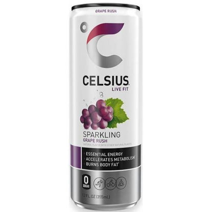 Picture of CELSIUS SPARKLING GRAPE RUSH 12OZ 12CT