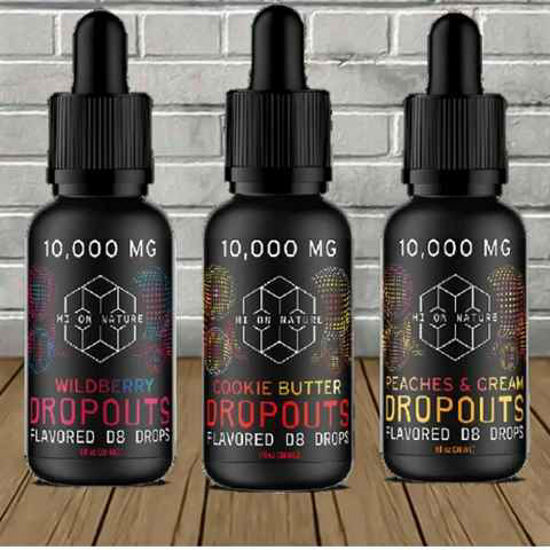 Picture of HI ON NATURE COOKIE BUTTER DROPOUTS DELTA 8 10000MG 1OZ