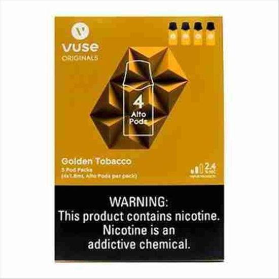 Picture of VUSE ALTO POD GOLDEN 2.4MG 4PK 5CT