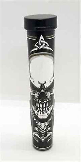 Picture of GLASS CIGARETTE HOLDER SKULL 48CT