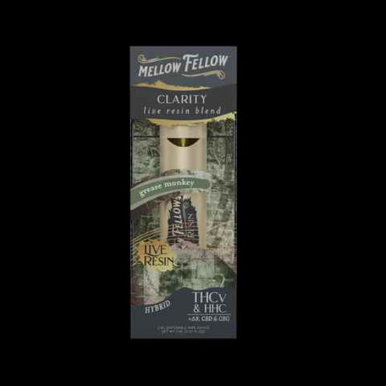 Picture of MELLOW FELLOW GREASE MONKEY HYBRID LIVE RESIN DISPOSABLE 2ML