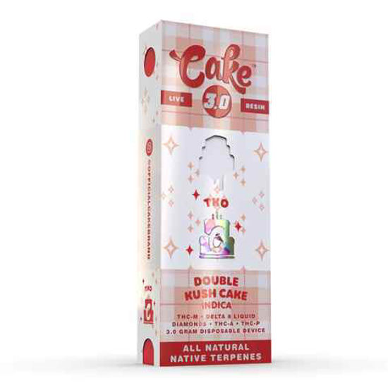 Picture of CAKE DOUBLE KUSH CAKE DELTA 8 INDICA LIVE RESIN DISPOSABLE 3ML
