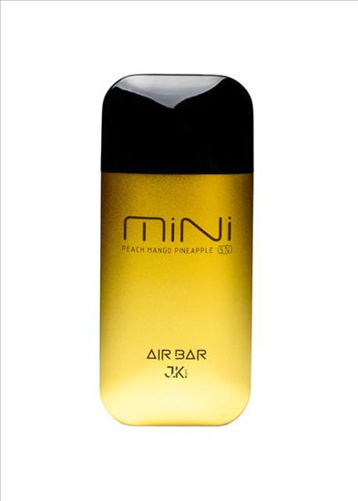 Picture of AIR BAR MINI PEACH MANGO PINEAPPLE ZERO NICOTINE 2000 PUFFS 10CT