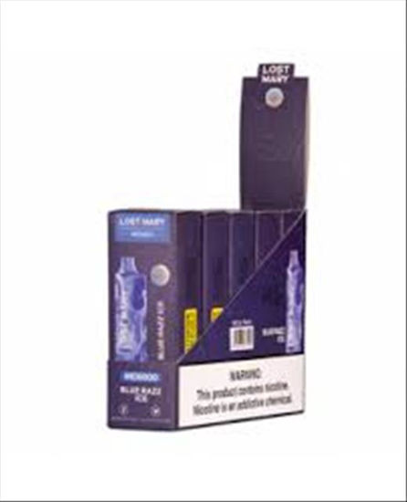 Picture of LOST MARY BLUE RAZZ ICE MO5000 5CT