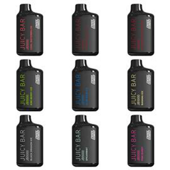 Picture of JUICY BAR BLACK EDITION MINT ICE 7500 PUFFS 10CT