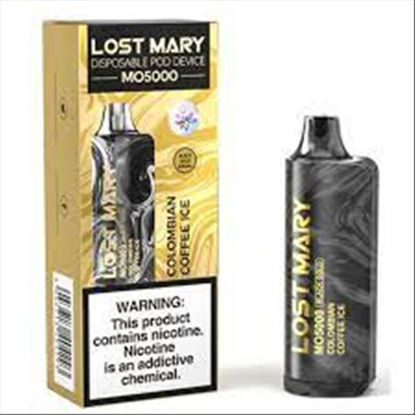 Picture of LOST MARY BLACK GOLD EDITION ALPHONSO MANGO ICE MO5000  5CT