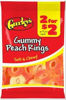 Picture of GURLEYS GUMMY PEACH RINGS BIG BAG 4.75OZ 12CT