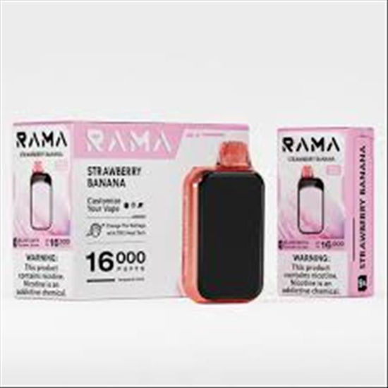 Picture of RAMA TL16000 DISPOSABLE STRAWBERRY BANANA 5PK