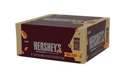 Picture of HERSHEYS MILK CHOCOLATE WITH ALMONDS KING SIZE 2.6OZ 18CT