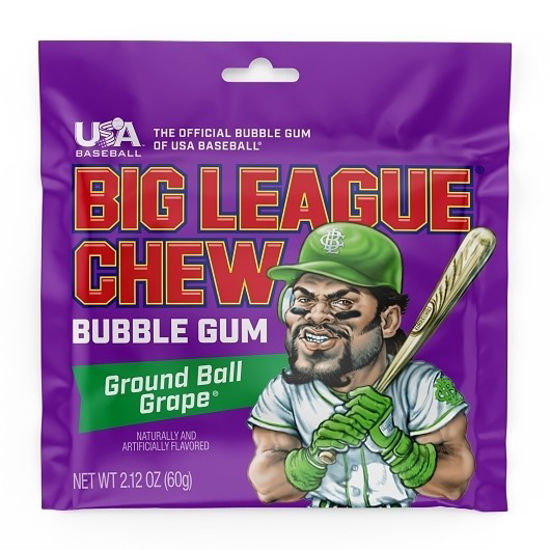 Picture of BIG LEAGUE CHEW GRAPE 2.12OZ 12CT