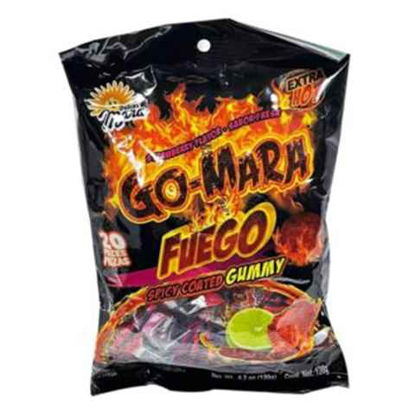 Picture of DULCES MARA GO  MARAH FUEGO SPICY COATED GUMMY 4.2OZ 20CT