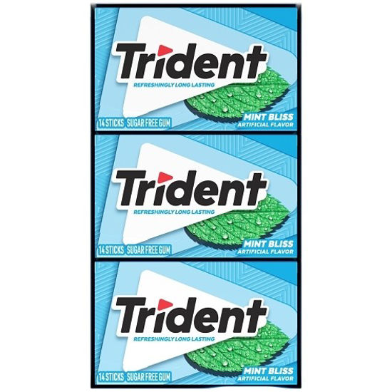 Picture of TRIDENT MINT BLISS 14 STICKS