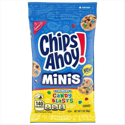 Picture of CHIPS AHOY MINI CANDY BLAST COOKIES BAG 3OZ