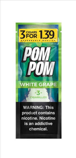 Picture of POM POM WHITER GRAPE 3 FOR $1.39 15CT