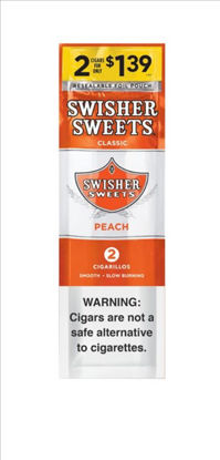 Picture of SWISHER SWEETS PEACH 2.FOR $1.39 2PK 30CT