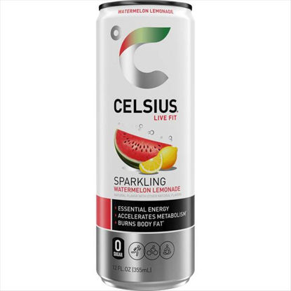 Picture of CELSIUS SPARKLING WATERMELON LEMONADE 12OZ 12CT
