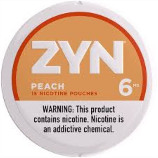Picture of ZYN PEACH  6MG 5CT