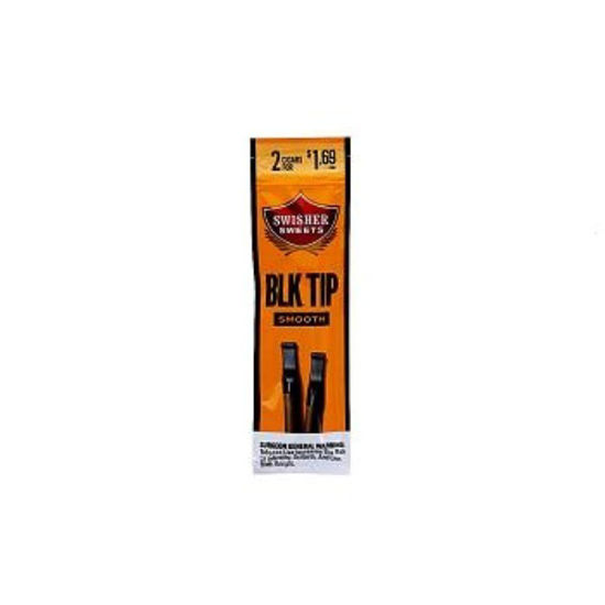 Picture of SWISHER SWEETS BLK SMOOTH 2$1.69 2PK 15CT