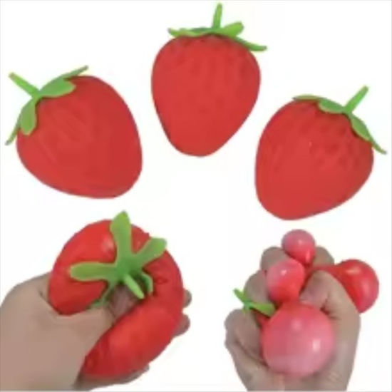 Picture of PINCH BIG STRAWBERRY APPLE SQUISHY  12CT