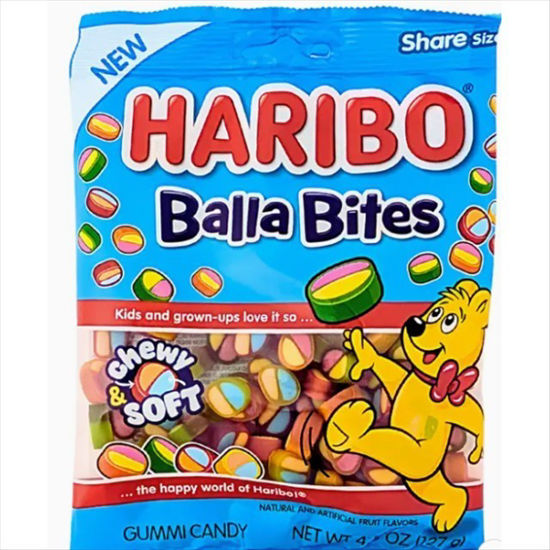 Picture of HARIBO BALLA BITES GUMMIES 4OZ PEG