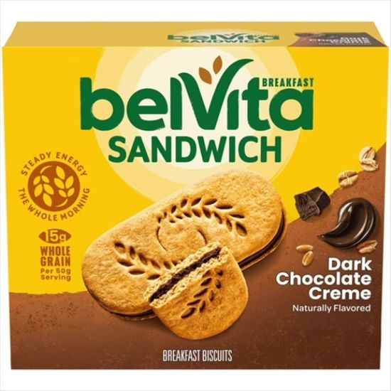 Picture of BELVITA BISCUITS DARK CHOCOLATE 1.76OZ 8CT