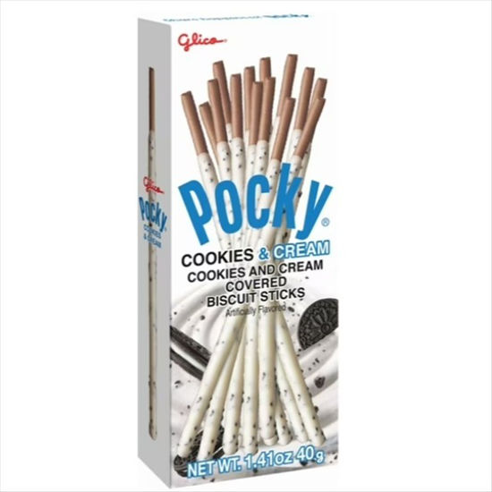 Picture of GLICO POCKY COOKIES & CREAM BISCUIT 1.41OZ 1CT