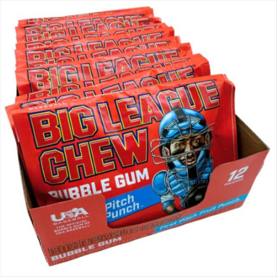 Picture of BIG LEAGUE F.P. FRUIT PUNCH BUBBLE GUM 2.12OZ 12CT