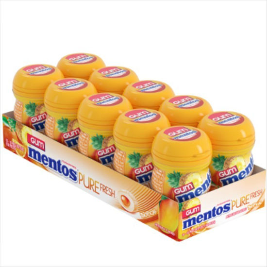 Picture of MENTOS PURE FRESH TROPICAL 10CT